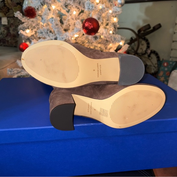 Stuart Weitzman Wynn Zip Boot 75 Chocolate Sz 8 - Picture 4 of 5